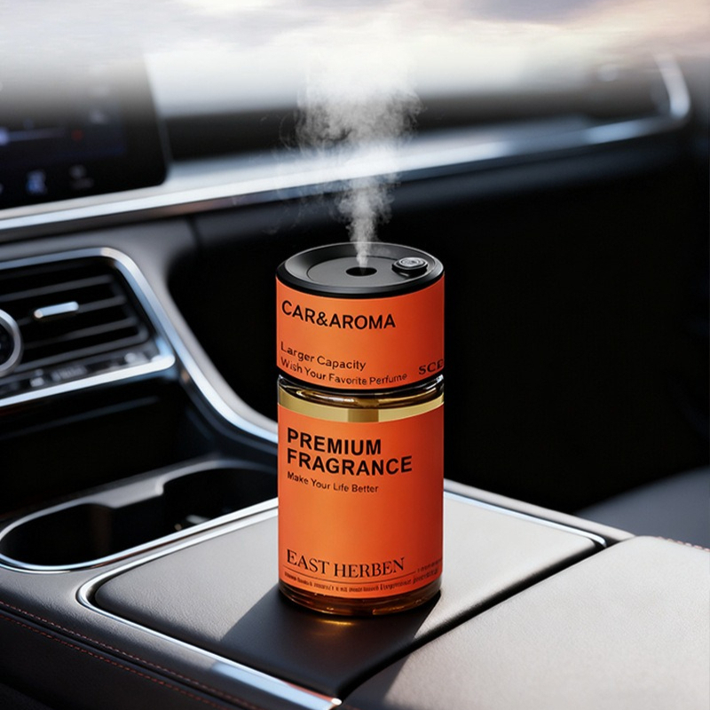 Home Fragrance Elements - เครื่องกระจายกลิ่นหอมในรถยนต์อัจฉริยะ AI ใช้พลังงานจาก USB พร้อมฟังก์ชั่นพ่นละอองน้ำมันหอมระเหย กลิ่นหอมสดชื่นสำหรับบ้านและอากาศบริสุทธิ์