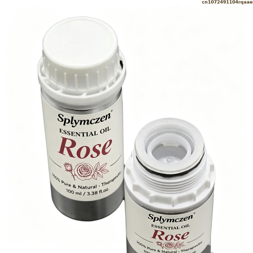 Home Fragrance Reed Diffuser Refill - น้ำมันหอมกลิ่นกุหลาบเข้มข้น 20/100 มล., น้ำมันเติมสำหรับเครื่องกระจายกลิ่นแบบก้านไม้และเครื่องกระจายกลิ่นไฟฟ้า, น้ำมันหอมสำหรับปรับอากาศในบ้าน