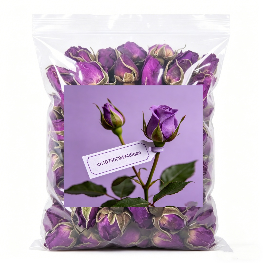 Potpourri Dried Flower - ดอกไม้แห้งธรรมชาติ 100% สีแดง ม่วง ชมพู ดอกกุหลาบแห้งสำหรับตกแต่งงานแต่งงาน,