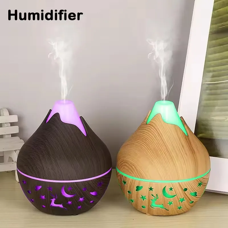 Home Fragrance Oil - เครื่องพ่นไอน้ำเย็นอัลตราโซนิก USB สำหรับน้ำมันหอมระเหย 200 มล. เครื่องเพิ่มความชื้นในอากาศขนาดเล็กสำหรับใช้ในบ้าน