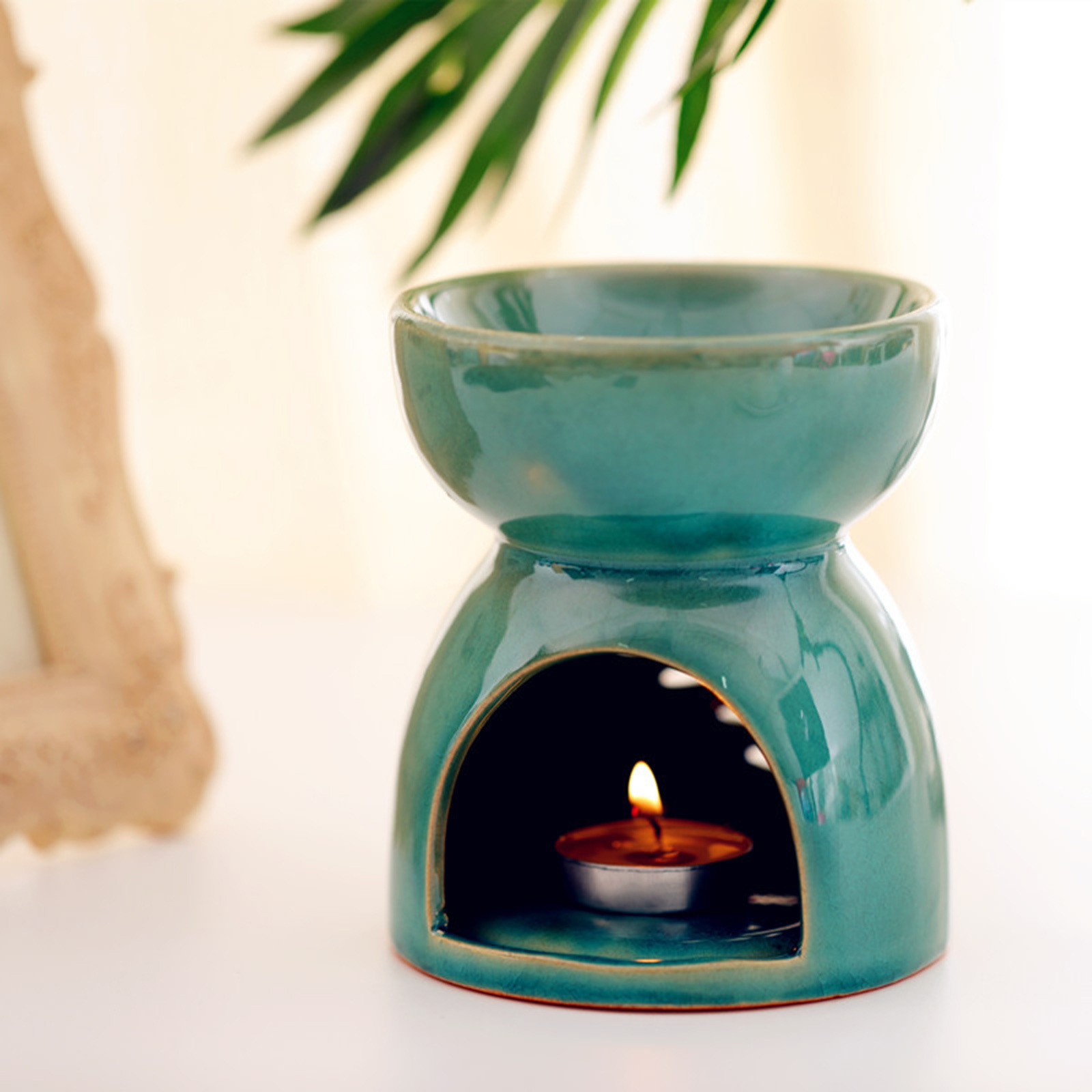 เตาน้ํามันหอมระเหยเซรามิคผู้ถื - Home Fragrance Oil Burner บทวิจารณ์และราคา