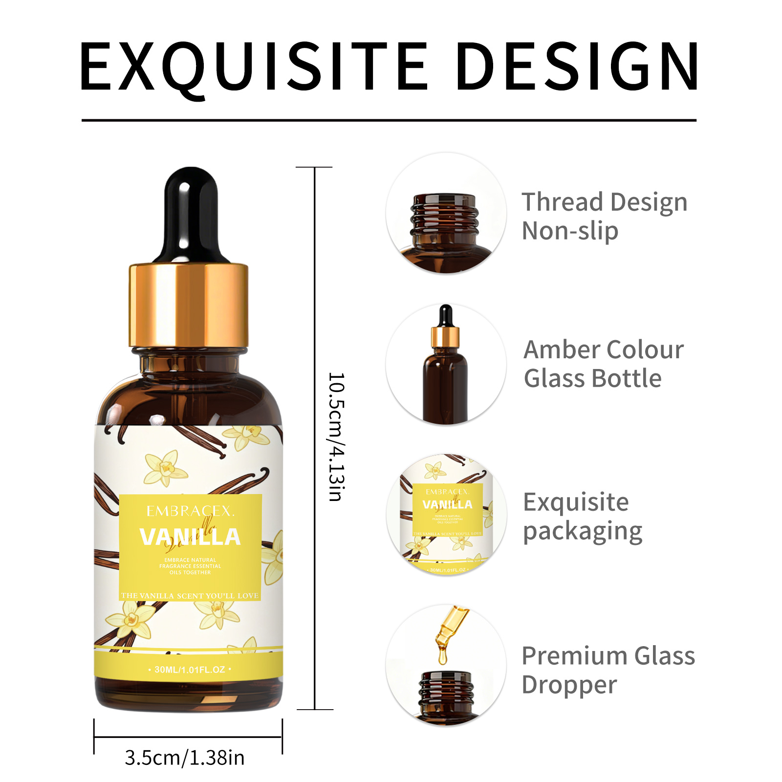 น้ำมันหอมวานิลลา 30 มล. สำหรับ - Home Fragrance Oil บทวิจารณ์และราคา