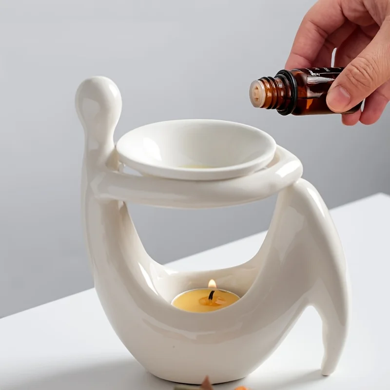 เตาเผาเครื่องหอมเซรามิก รูปทรง - Home Fragrance Oil Burner บทวิจารณ์และราคา