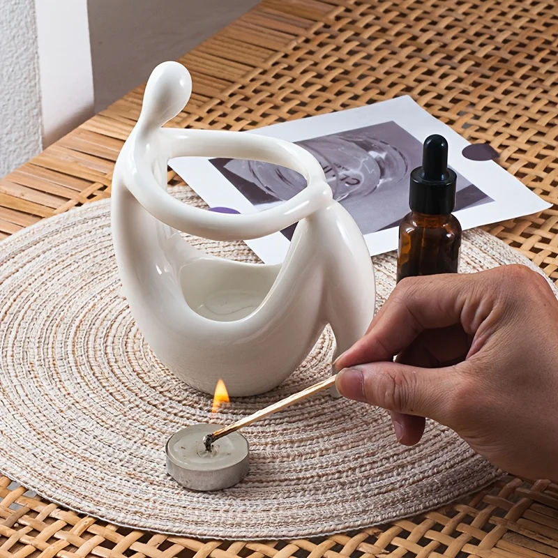 เตาเผาเครื่องหอมเซรามิก รูปทรง - Home Fragrance Oil Burner บทวิจารณ์และราคา