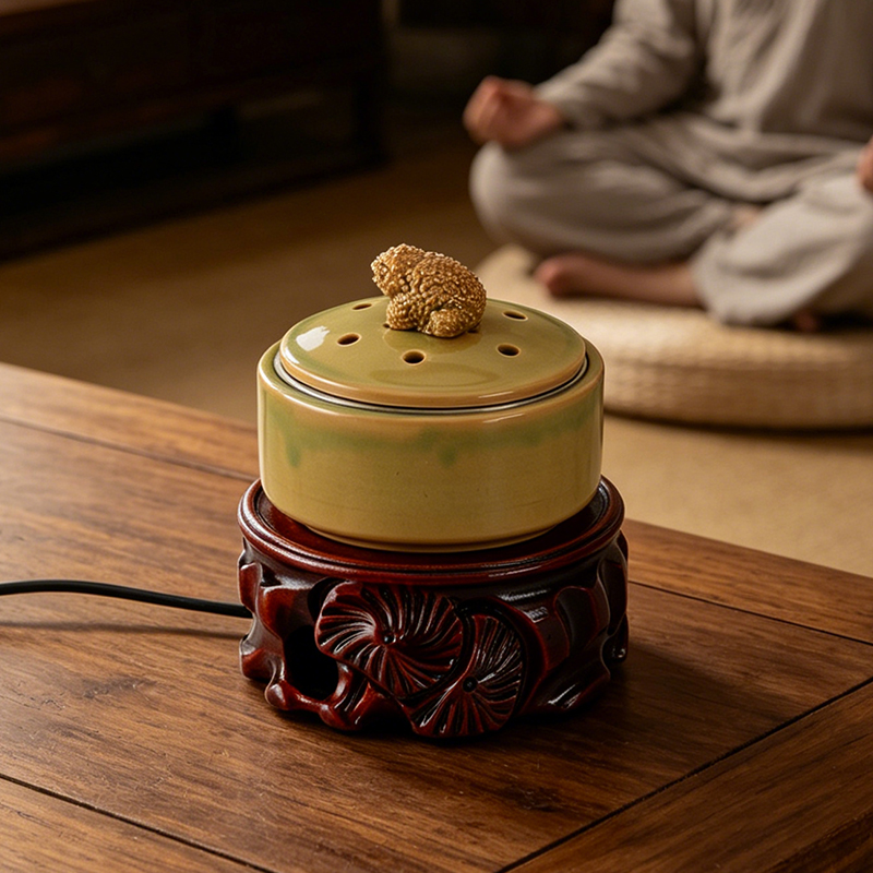 เตาเผาเครื่องหอมเซรามิกอิเล็กท - Home Fragrance Oil Burner บทวิจารณ์และราคา