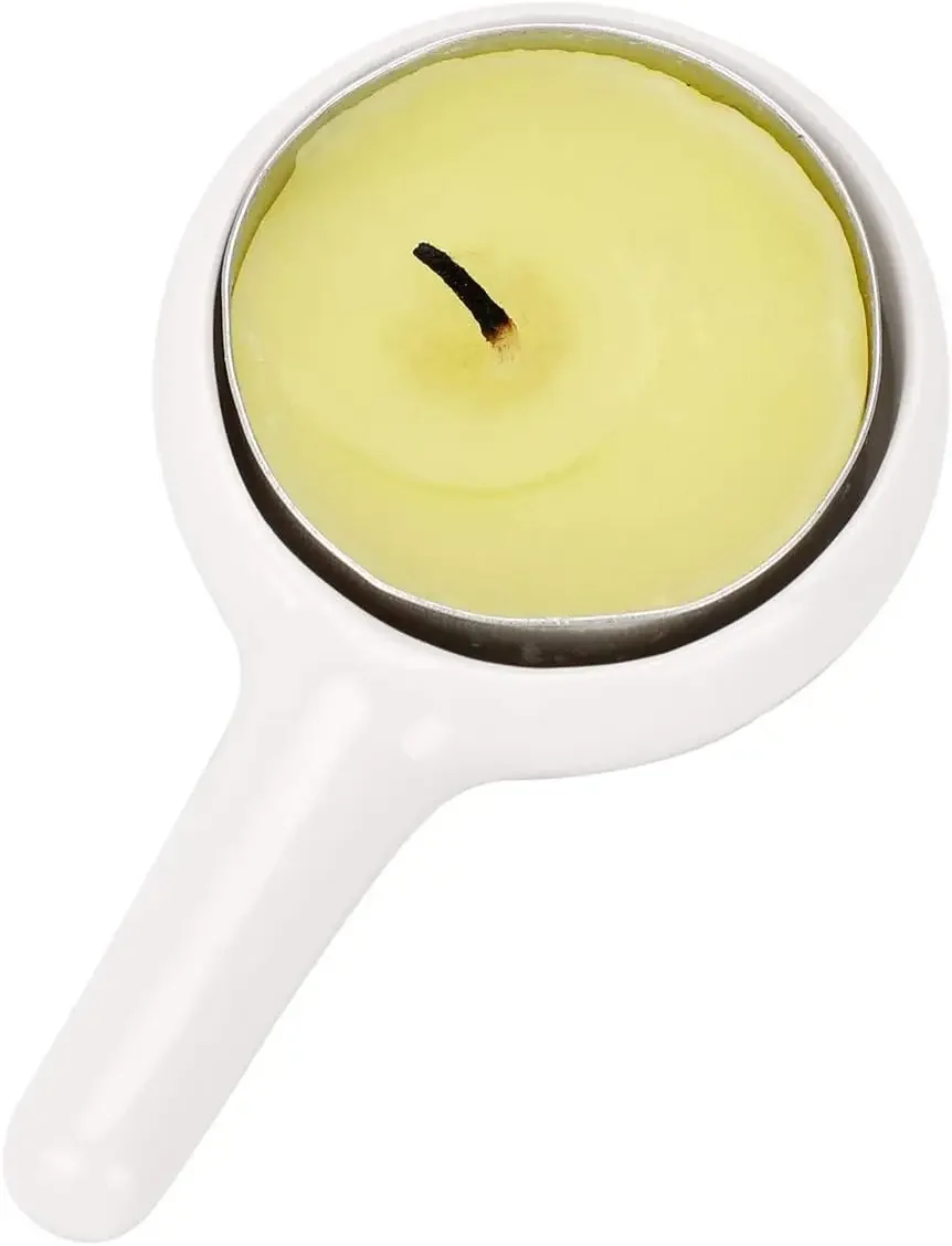 เทียนหอมเล็กเซรามิก1ชิ้นช้อนเท - Home Fragrance Oil Burner บทวิจารณ์และราคา