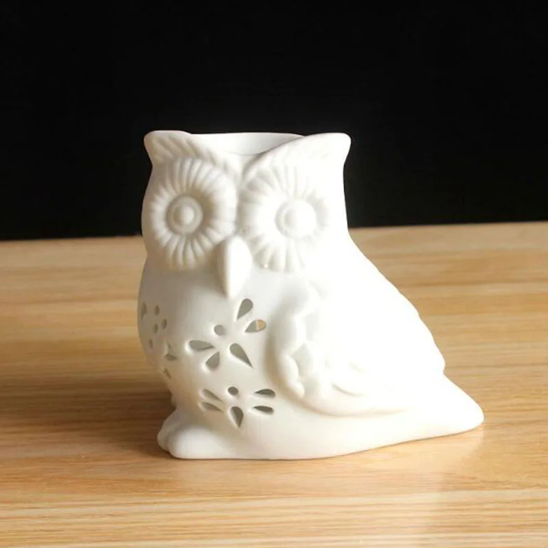 เตาเผาน้ำมันหอมระเหยรูปนกฮูกเซ - Home Fragrance Oil Burner บทวิจารณ์และราคา