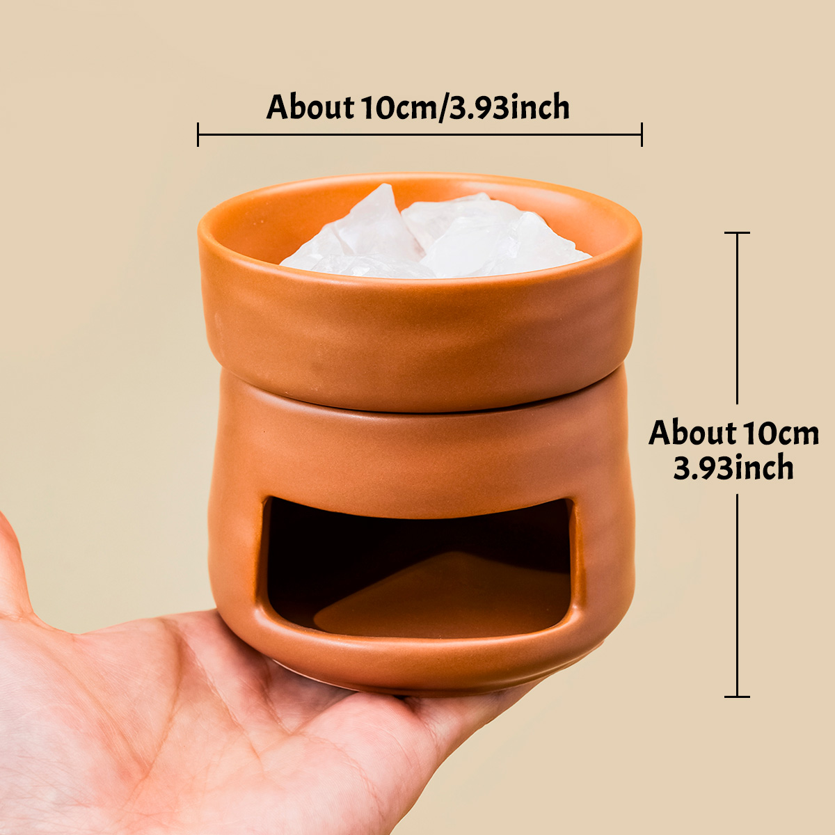 1 ชุดหินคริสตัลธรรมชาติ, เตาเผ - Home Fragrance Oil Burner บทวิจารณ์และราคา