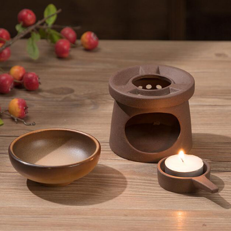 เครื่องปั้นดินเผาหยาบน้ํามันหอ - Home Fragrance Oil Burner บทวิจารณ์และราคา